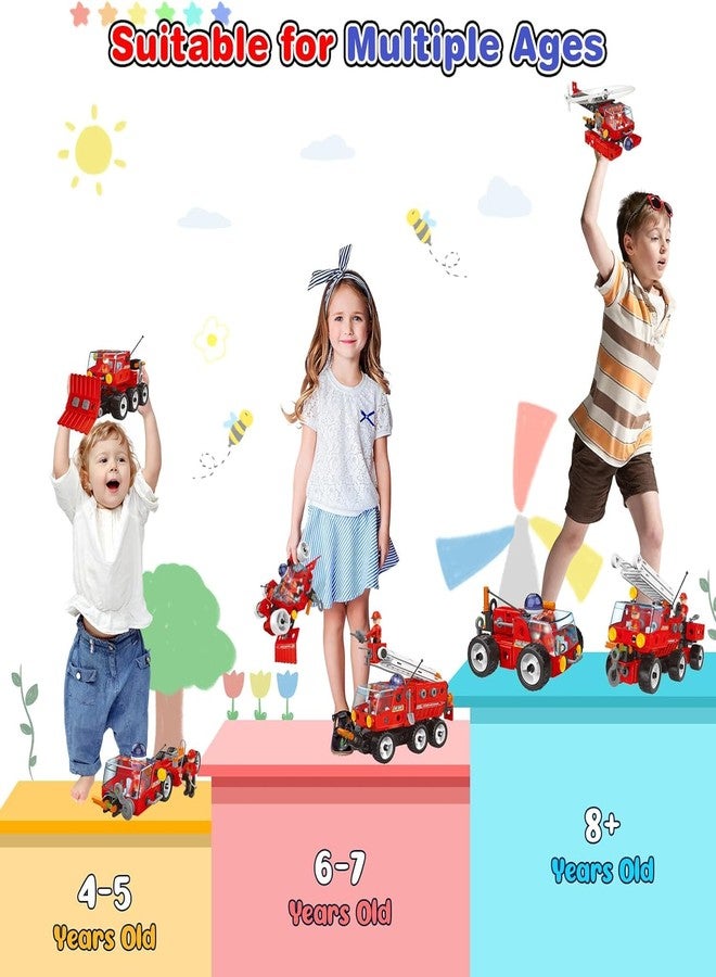 Jet Roy 7-in-1 STEM Toys for 4 5 6 7 8+ Year Old Boy 159-Piece Educational Construction Blocks Stem Building Toys for Kids Ages 4-8 8-10 Creative Construction Toys Birthday Valentine Gift for Boy Girl - Image 2